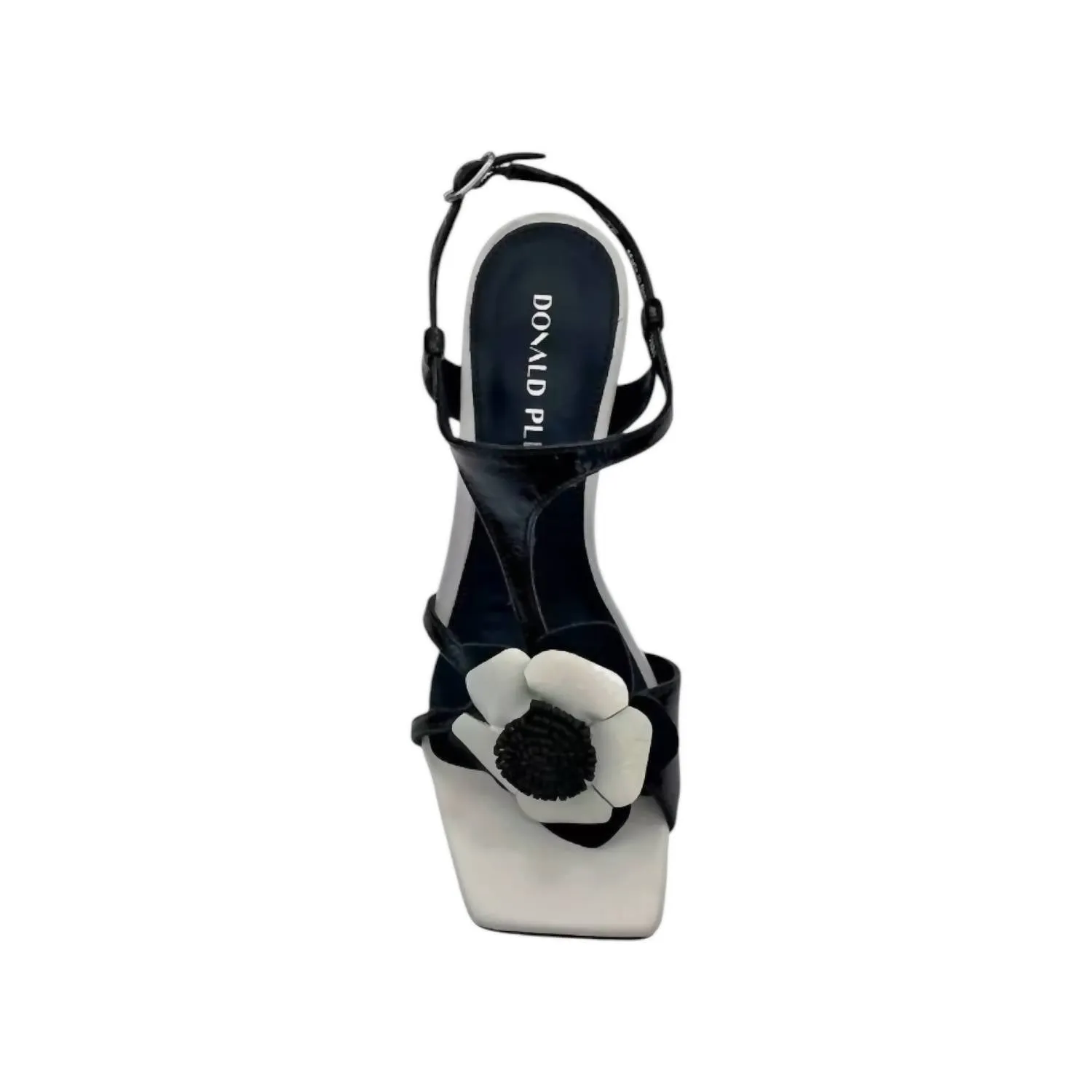 Women's Fete Patent Slingback Leather Heels In Black Patent