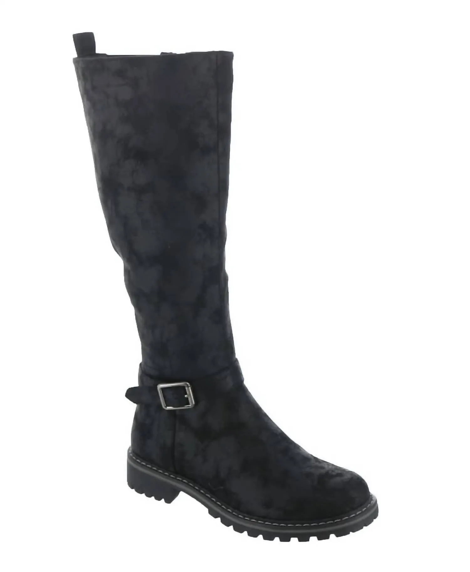 Women's Giddy Up Boots In Distressed Black