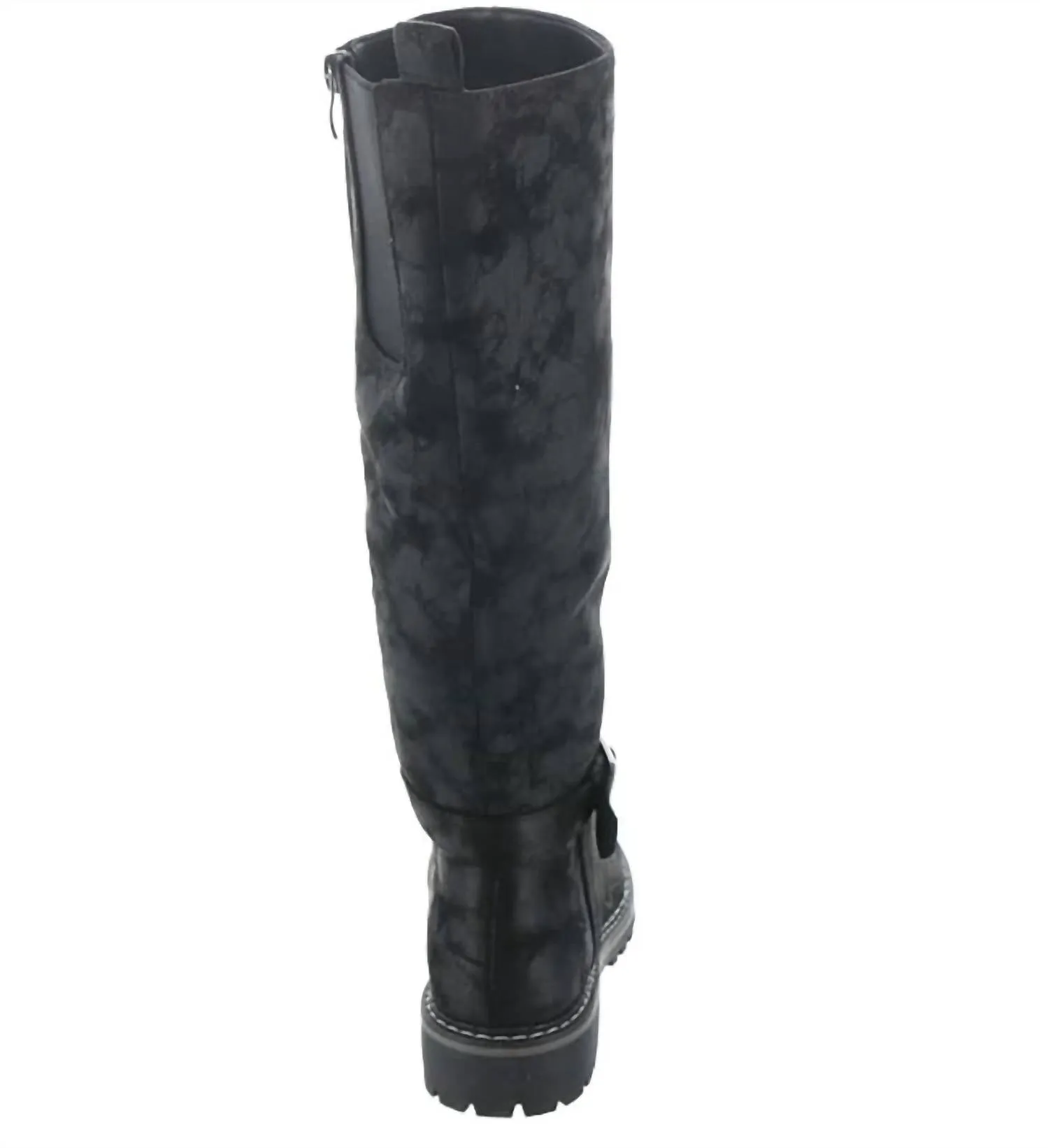 Women's Giddy Up Boots In Distressed Black