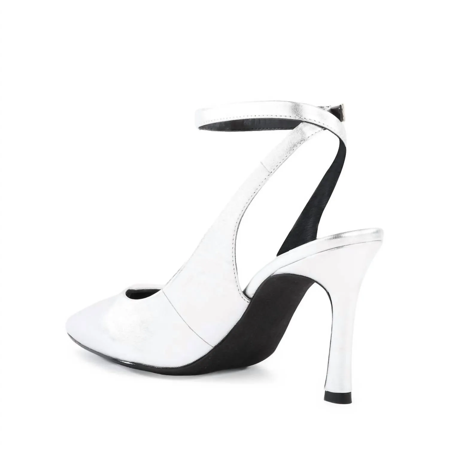 Women's Girl Boss Heel In Silver