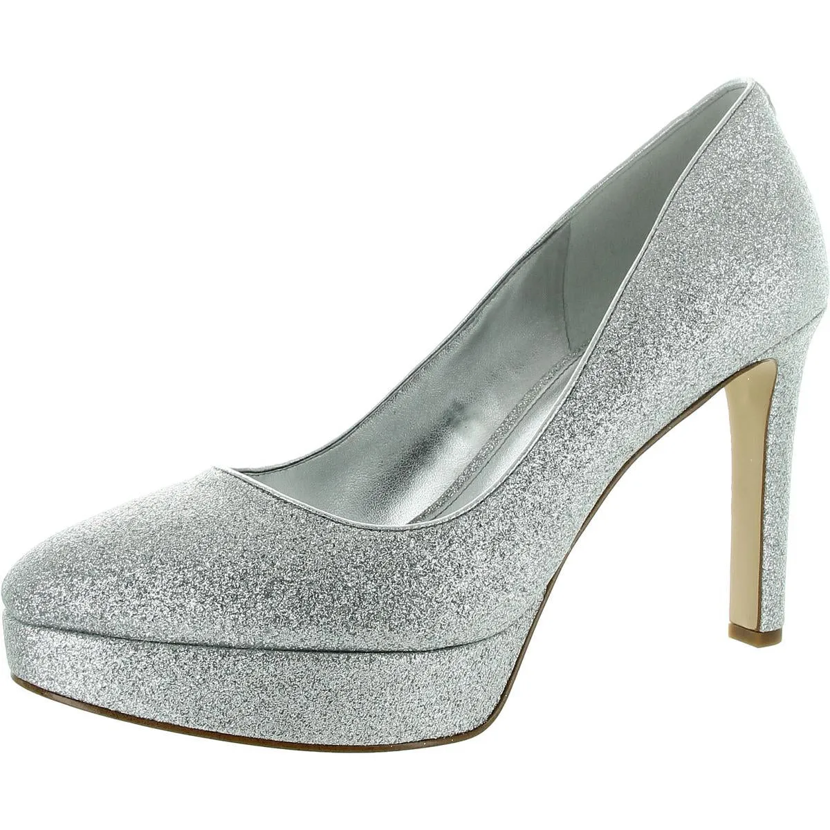 Womens Glitter Platform Heels
