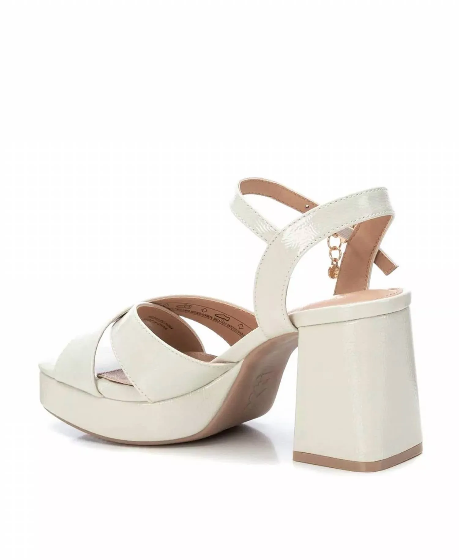 Women's Heeled Platform Sandals In Ice