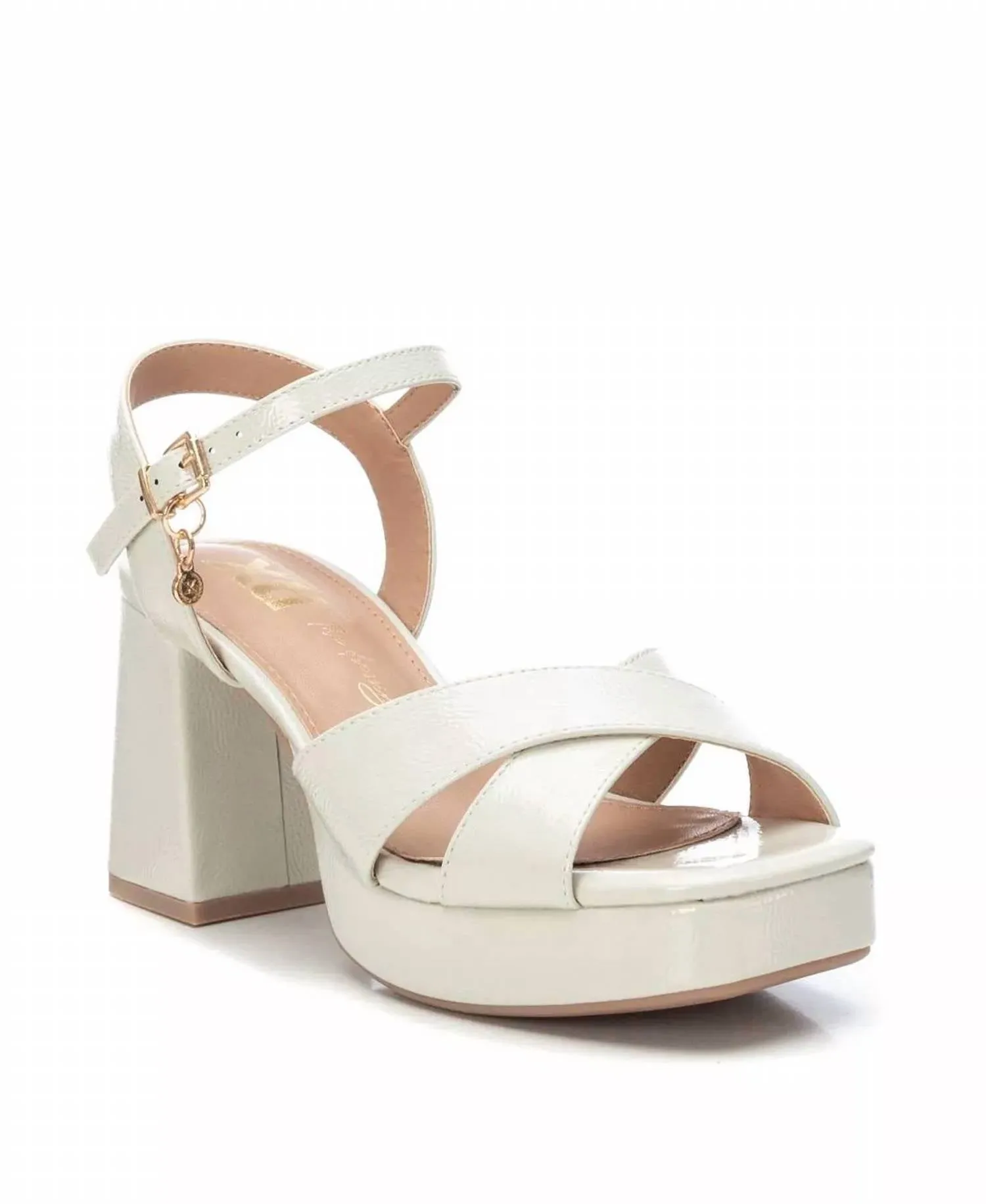 Women's Heeled Platform Sandals In Ice