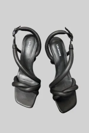 Women's Heeled Sandal In Black