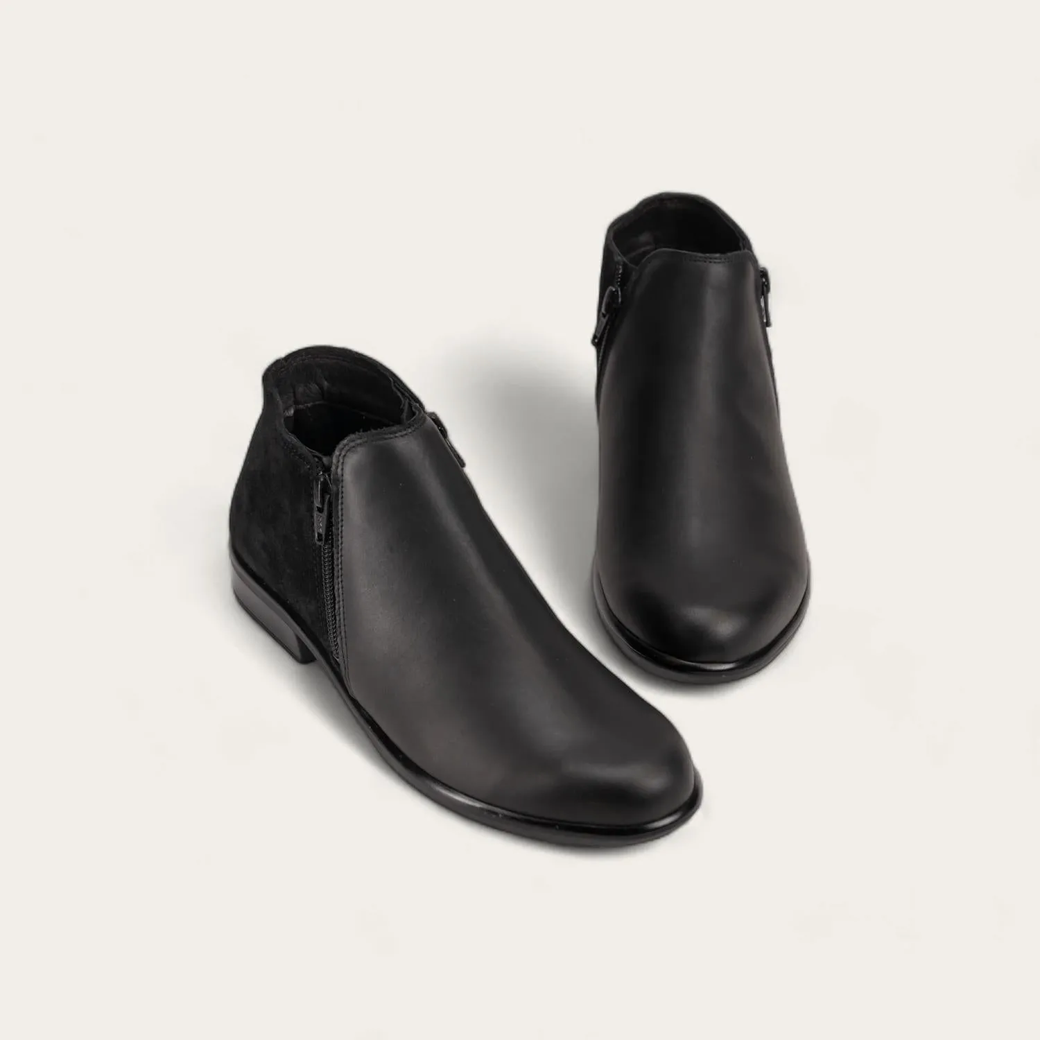 Women's Helm Boots In Water Resistant Black