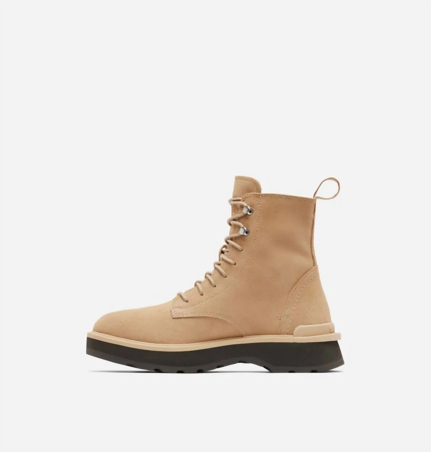 Women's Hi Line Lace Boots In Canoe, Tawny Buffalo