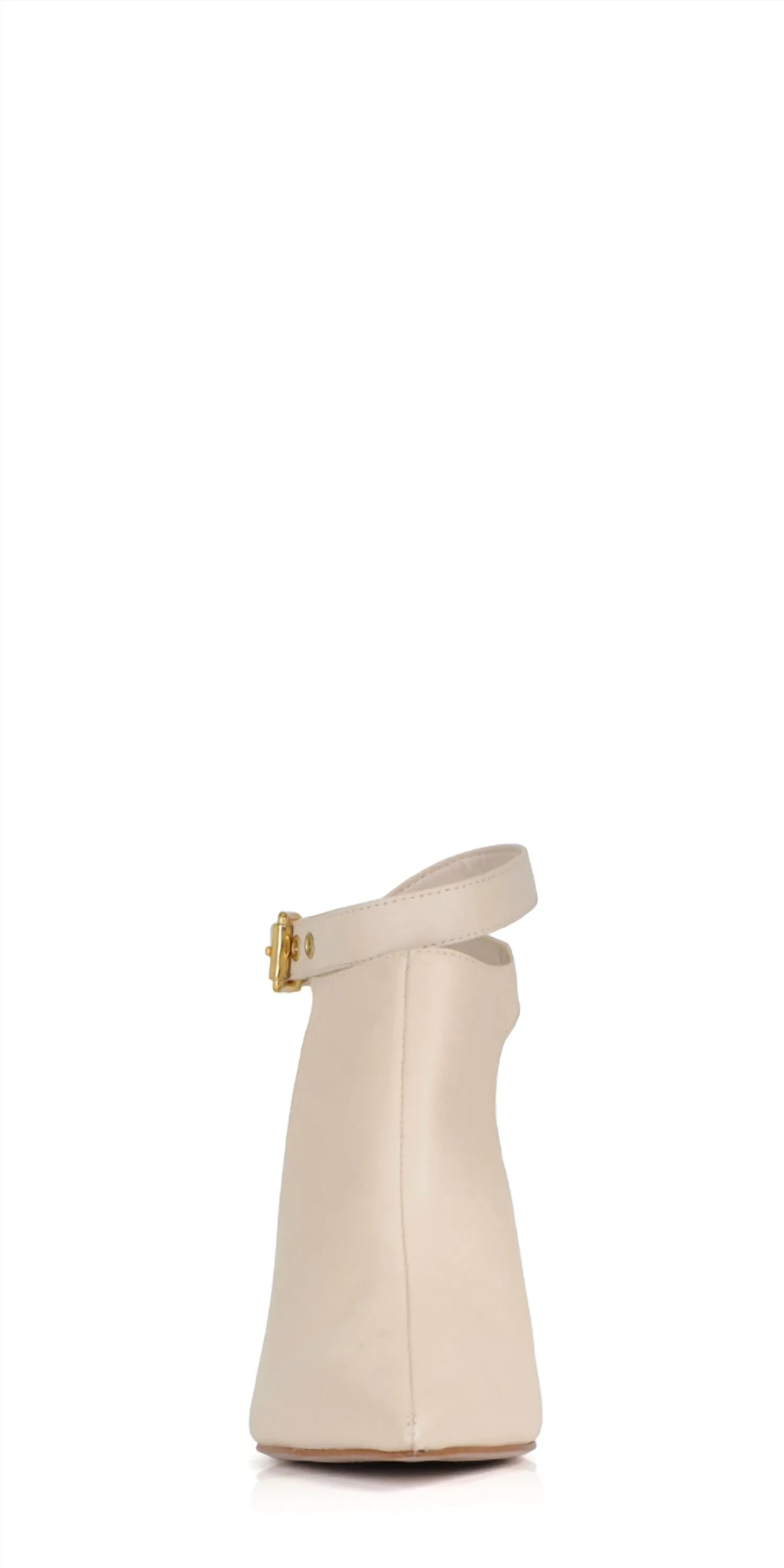 Women's Kala Leather Cutout Heels In Eggshell