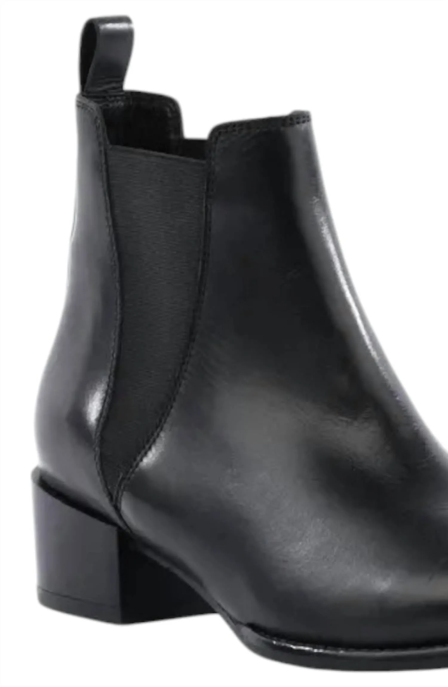 Women's Leap Of Faith Leather Booties In Black