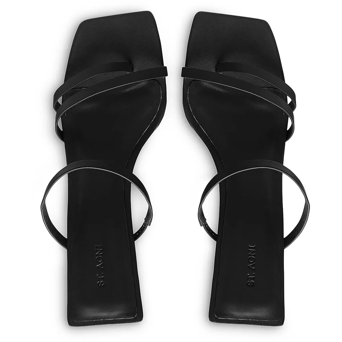 Womens Leather Ankle Wedge Heels