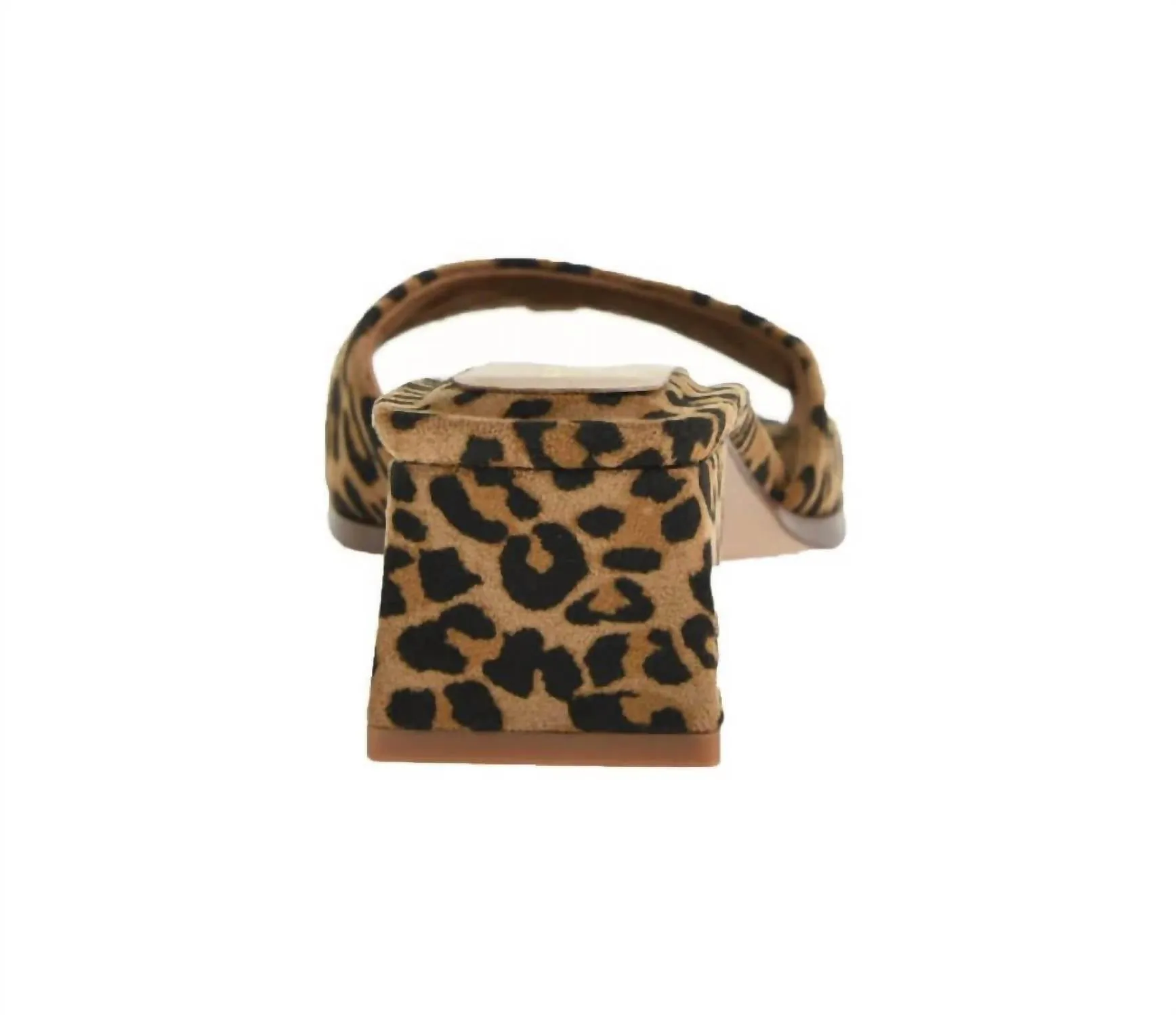 Women's Leopard Block Heel
