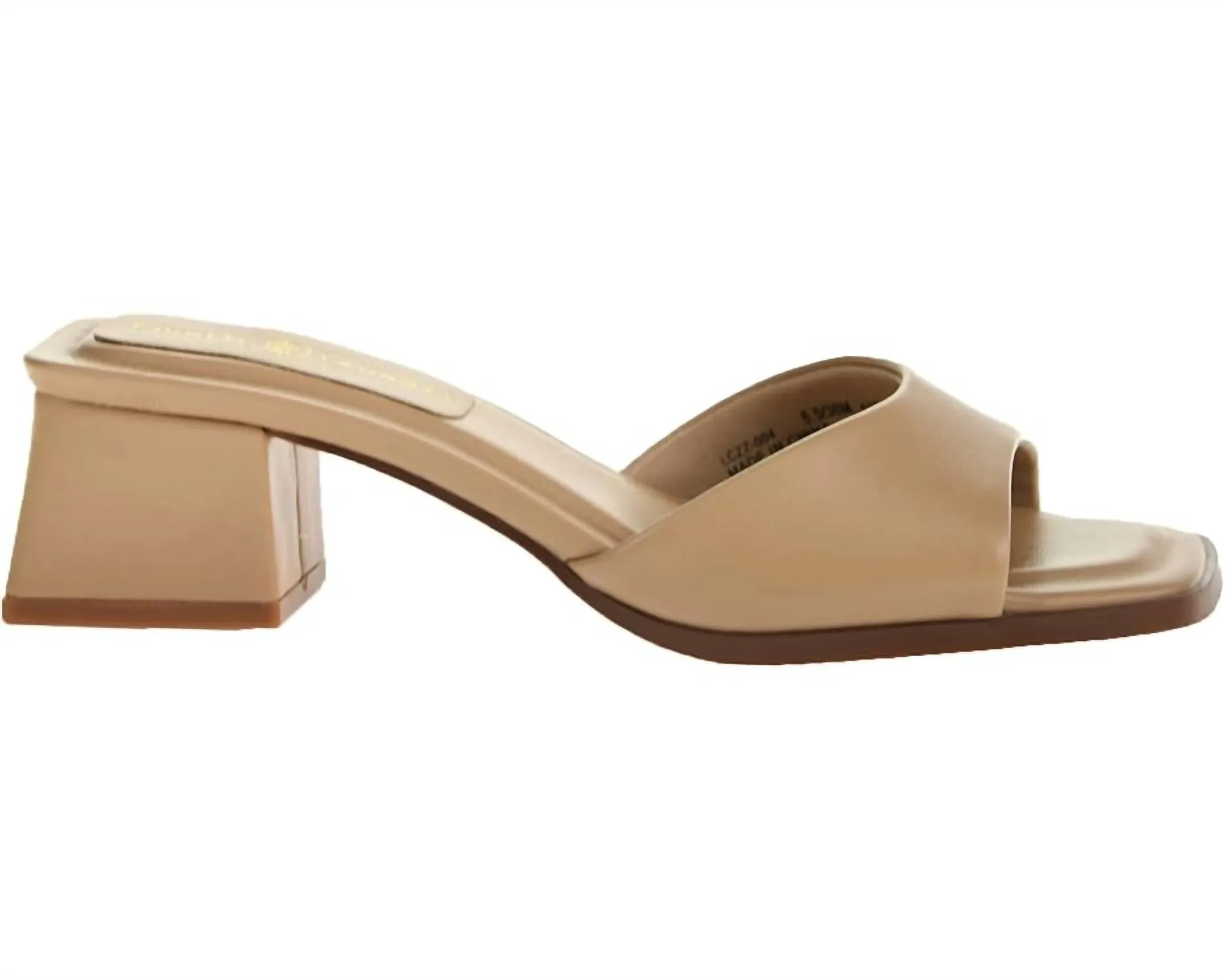 Women's Linda Squared Toe Heels In Nude