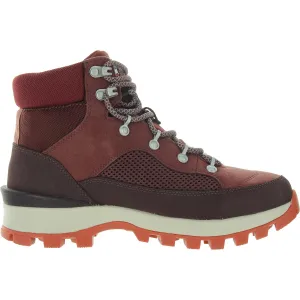 Womens Lugged Sole Faux Leather Combat & Lace-Up Boots
