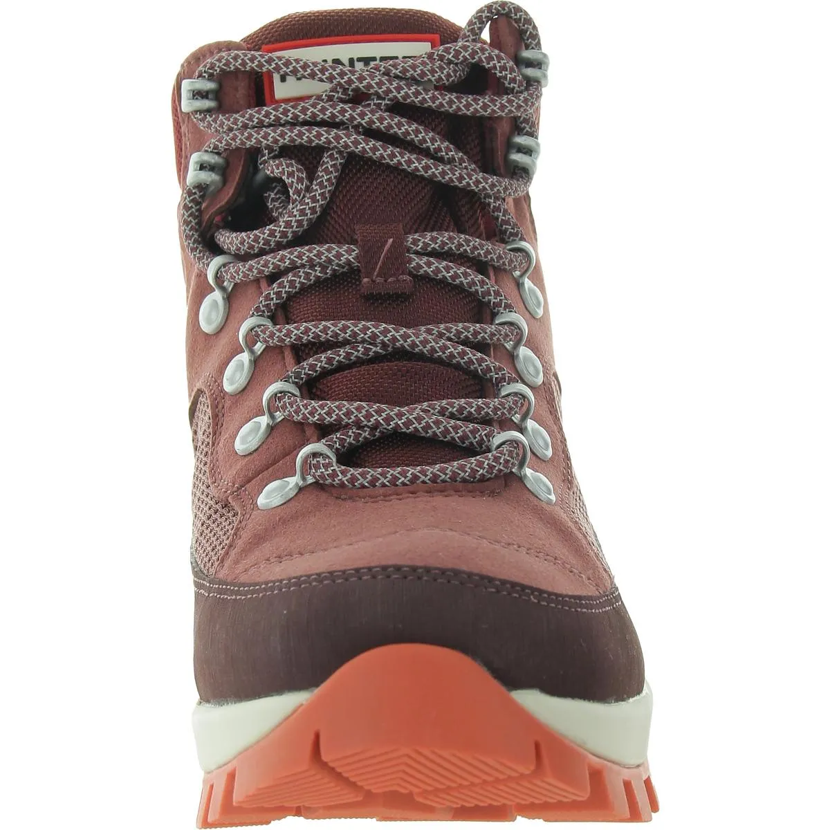 Womens Lugged Sole Faux Leather Combat & Lace-Up Boots
