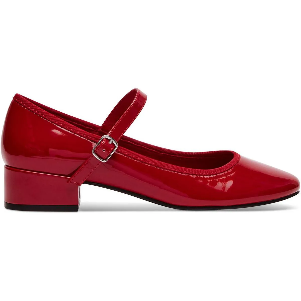 Womens Man Made Block Heels