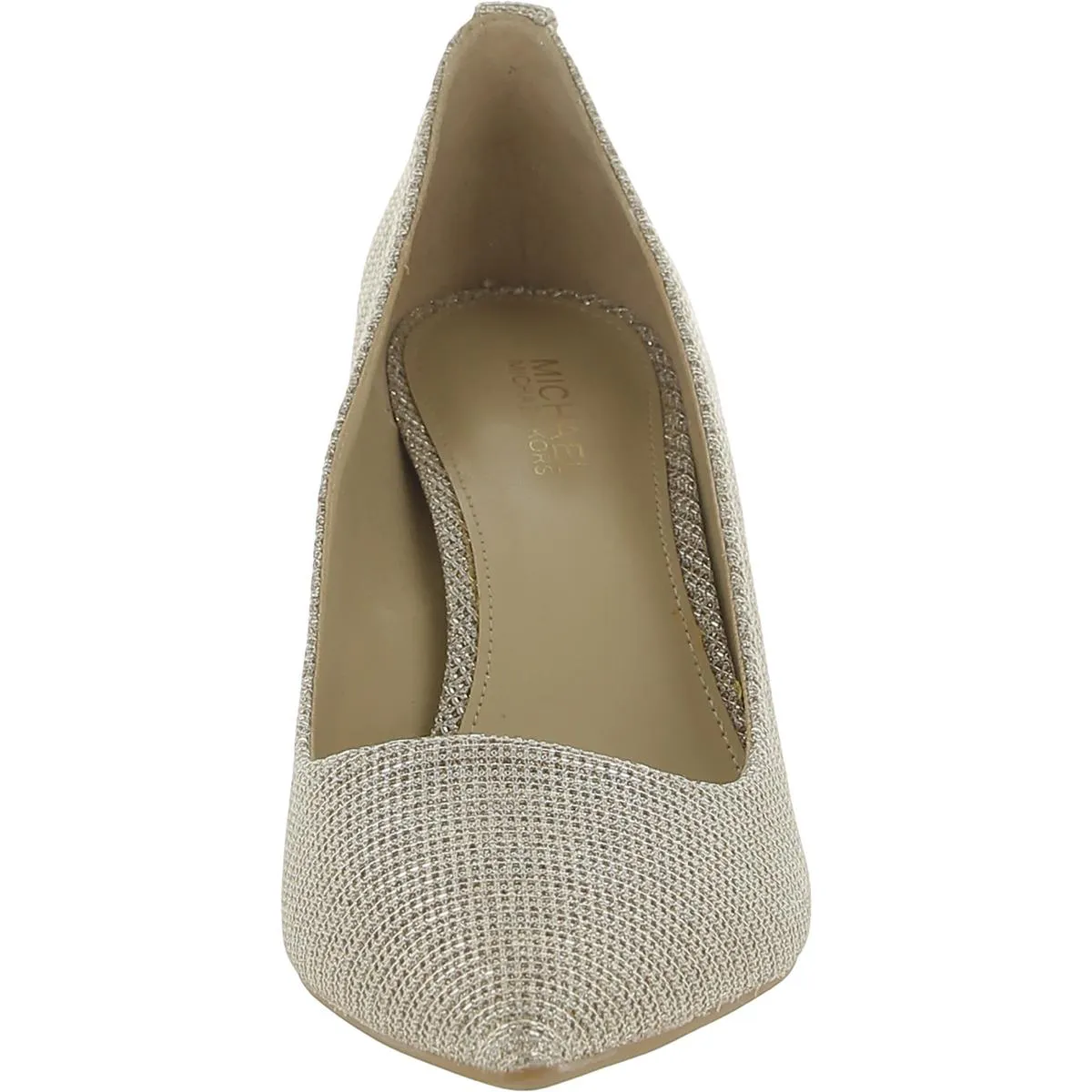 Womens Metallic Mesh Pumps