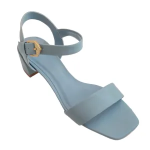 Women's Mini Block Sandals In Sky Grey