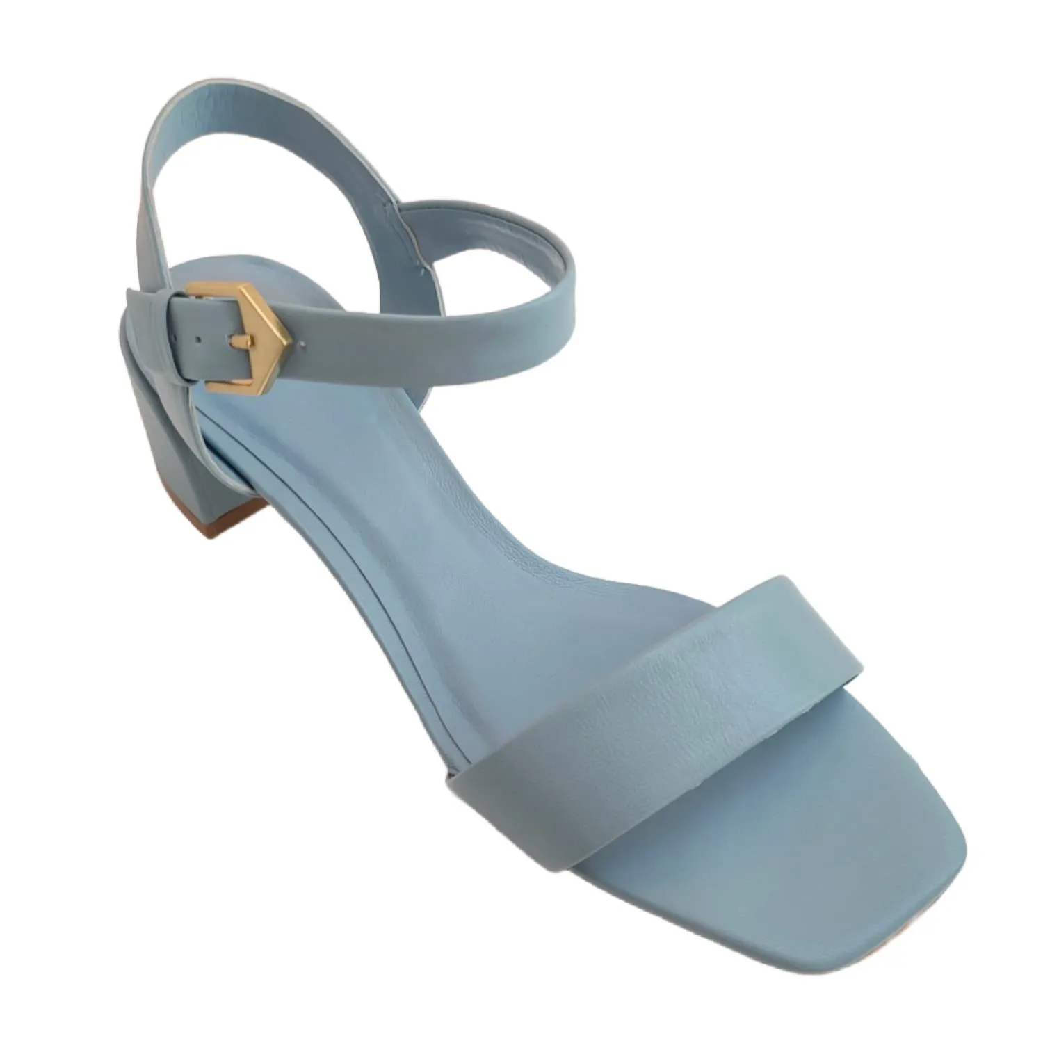 Women's Mini Block Sandals In Sky Grey