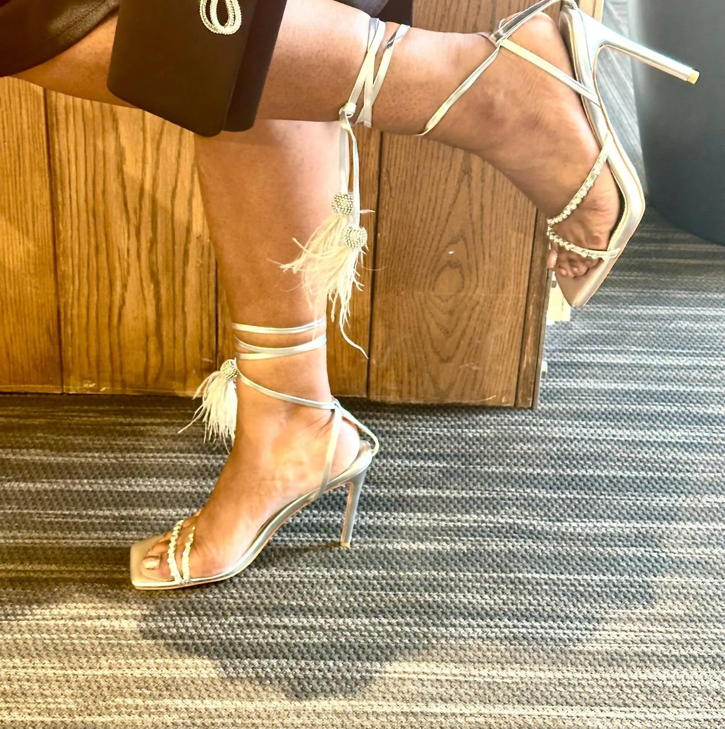 Women's Missy Stiletto Sandal In Silver