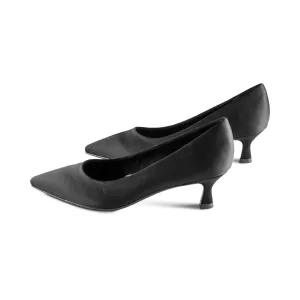 Women's Mitzi Satin Heels In Black