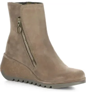 Women's Nela Zip Up Ankle Boots In Taupe