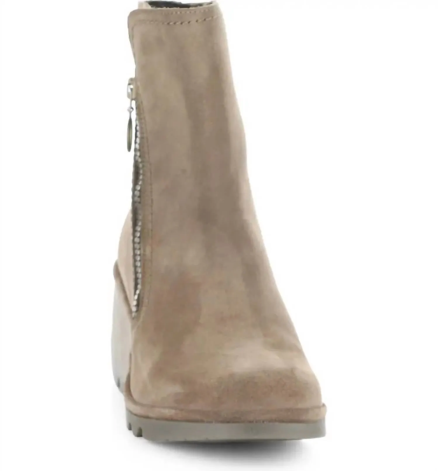 Women's Nela Zip Up Ankle Boots In Taupe