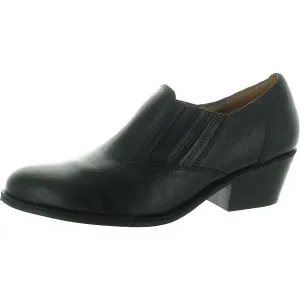 Womens Padded Insole Leather Booties
