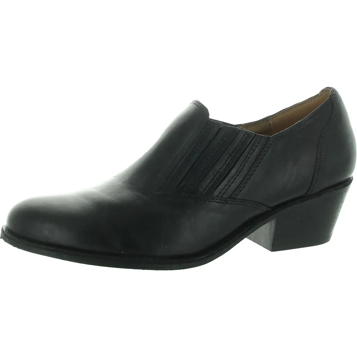 Womens Padded Insole Leather Booties