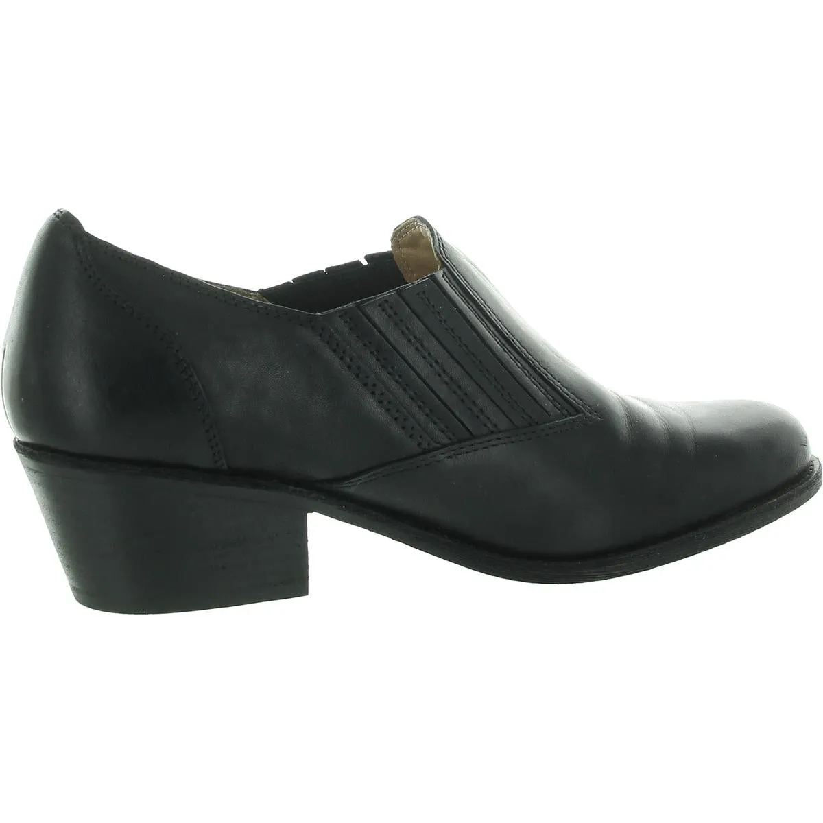 Womens Padded Insole Leather Booties