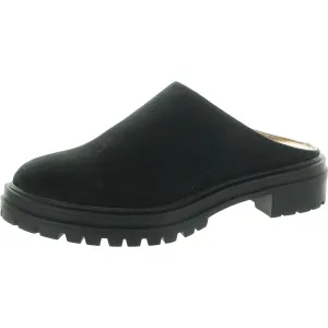 Womens Padded Insole Leather Mules