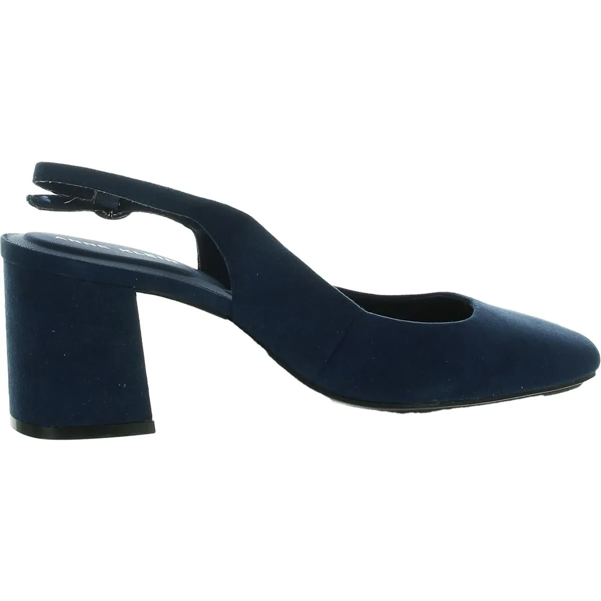 Womens Patent Square Toe Slingback Heels