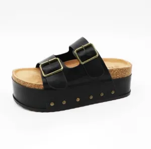 Women's Platform Sandals In Black