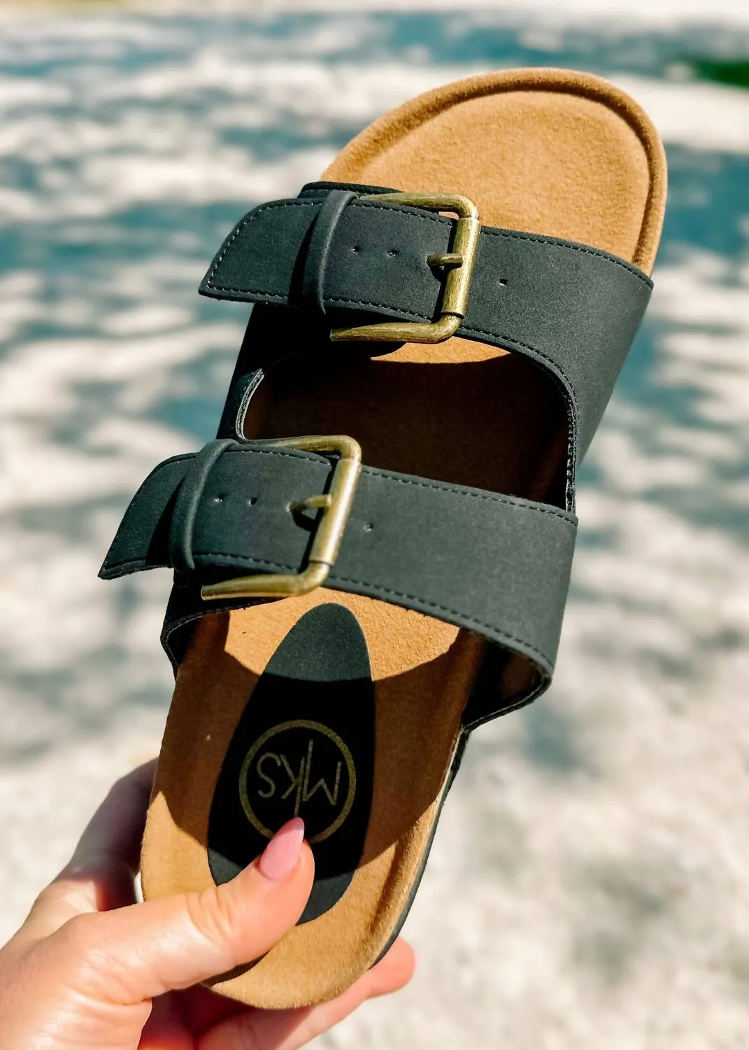 Women's Platform Sandals In Black