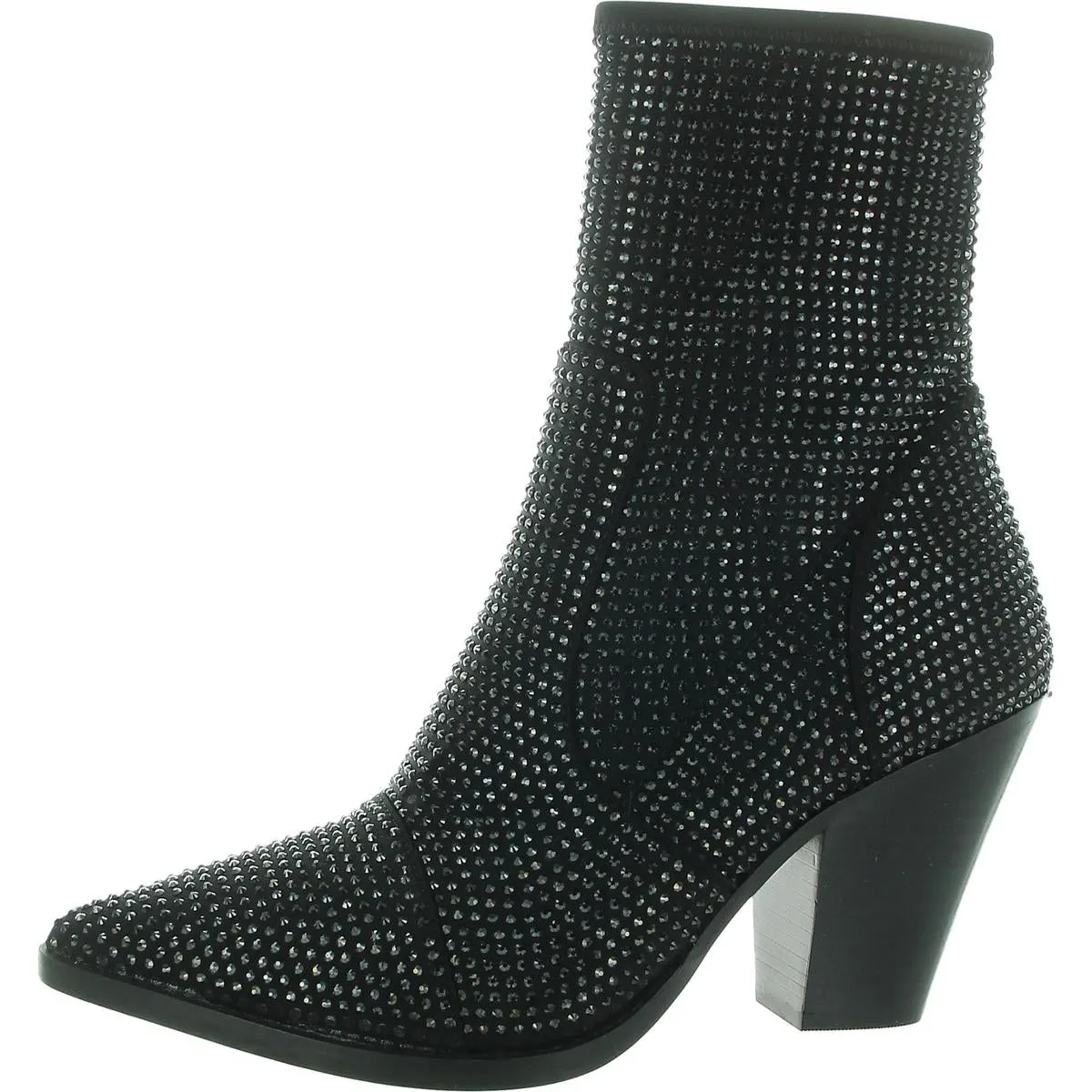 Womens Rhinestone Manmade Ankle Boots