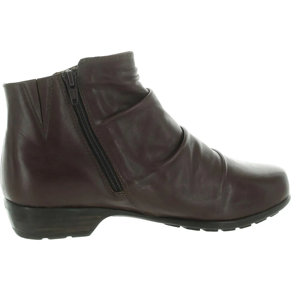 Womens Ruched Booties
