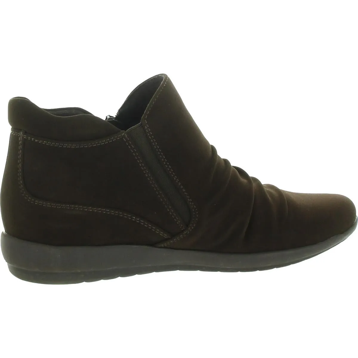 Womens Ruched Man Made Booties