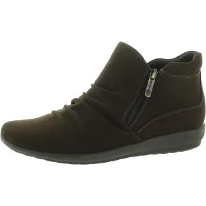 Womens Ruched Man Made Booties