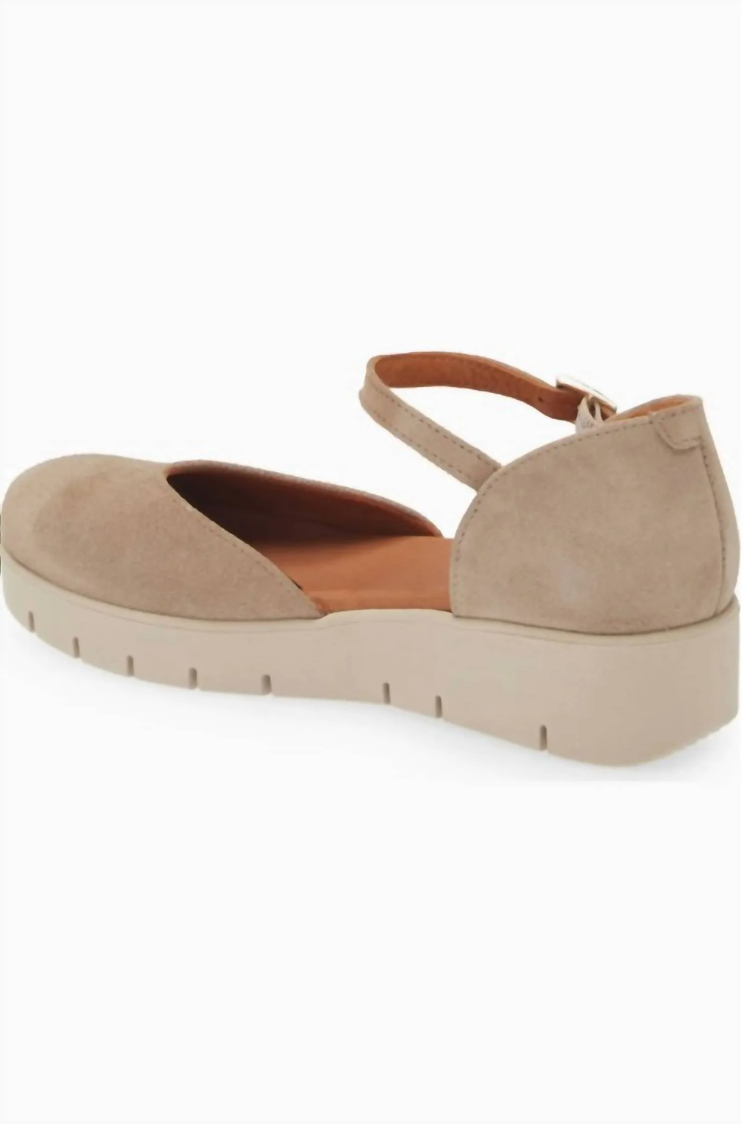 Women's Sandie Platform Pump In Serraje Piedra