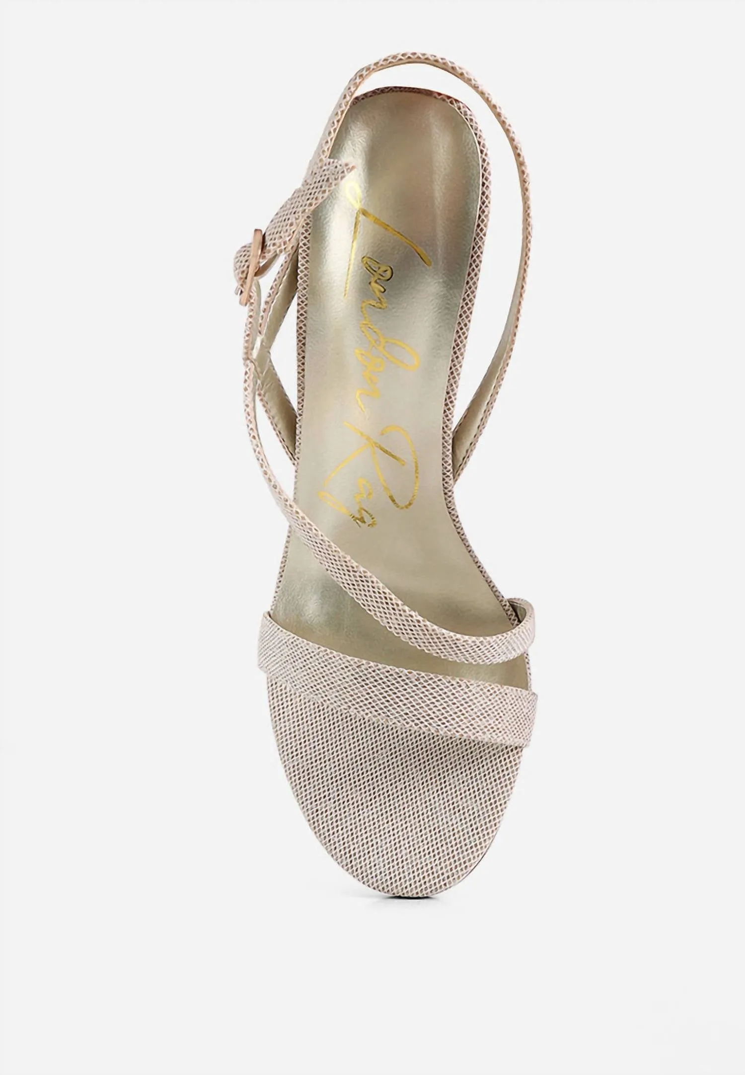 Women's Skyfall Ankle Strap Sandals In Latte