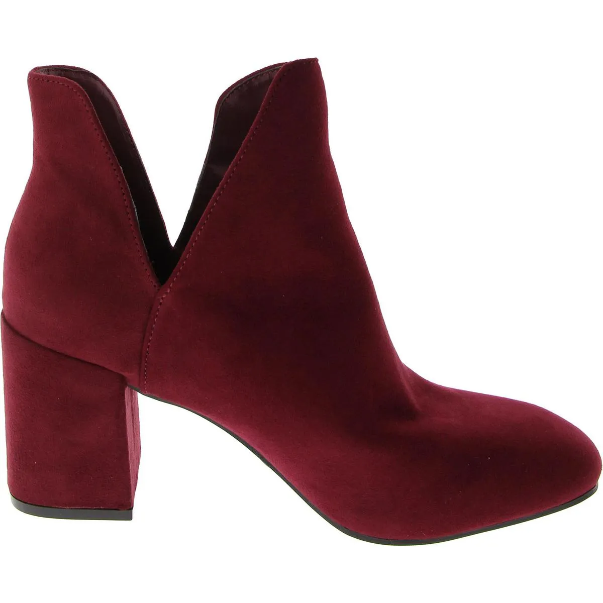 Womens Slip On Round Toe Booties