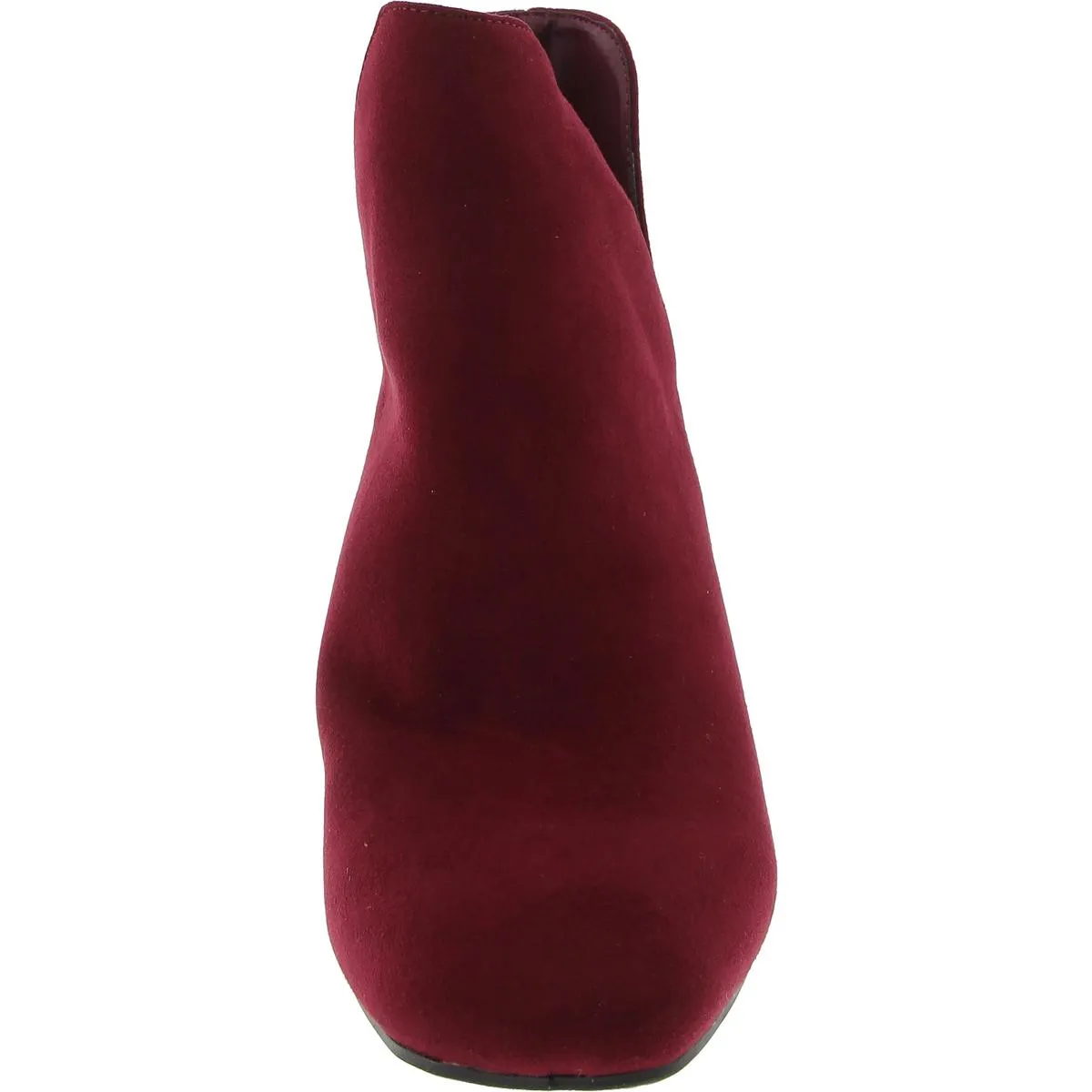 Womens Slip On Round Toe Booties
