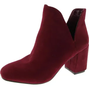Womens Slip On Round Toe Booties