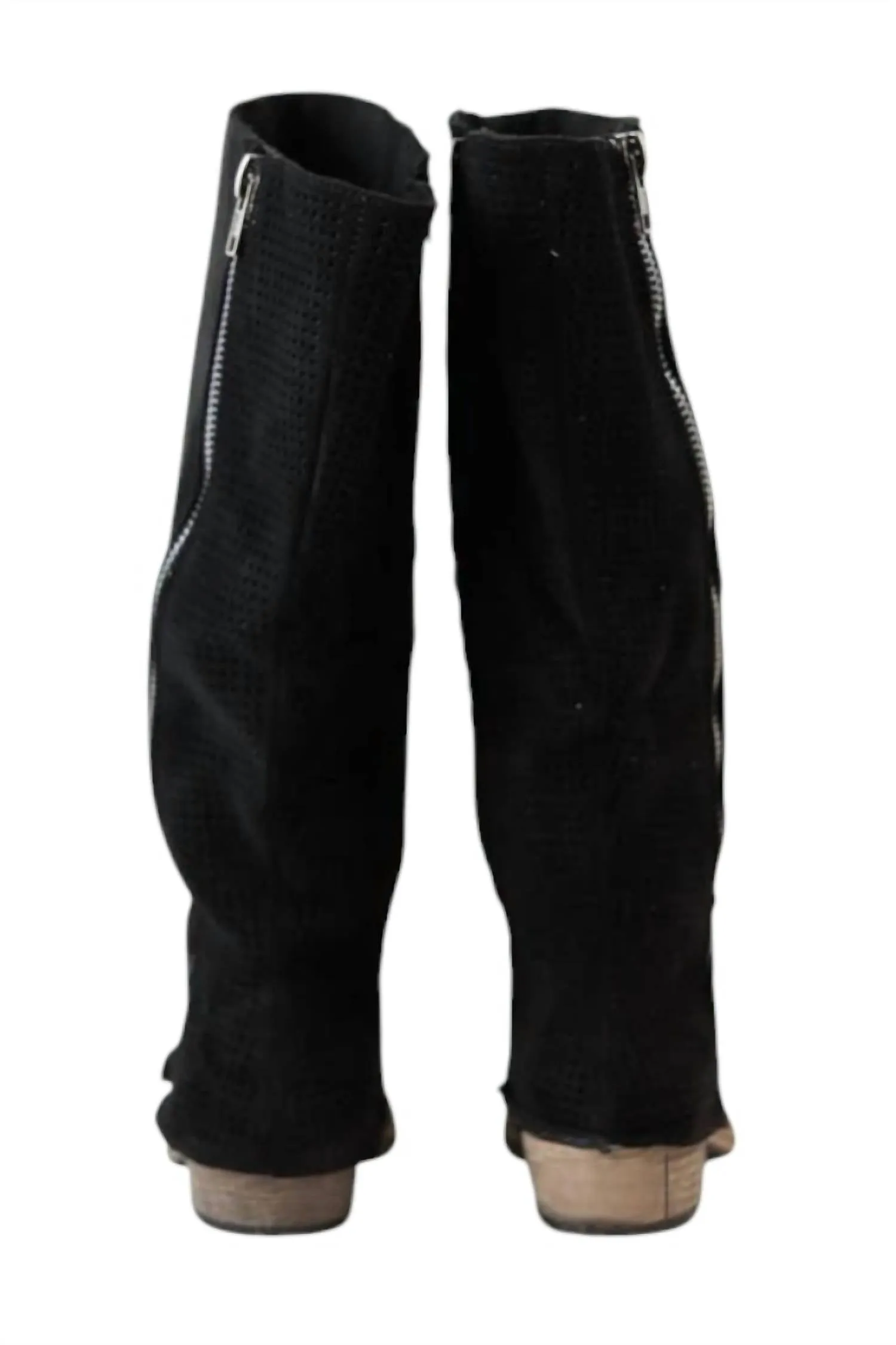 Women's Social Butterfly Wide Calf Boots In Black