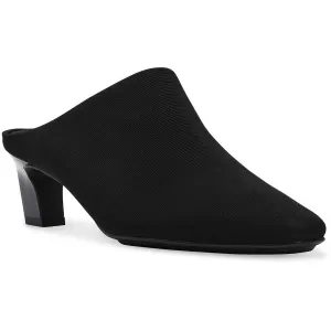 Womens Solid Canvas Mules