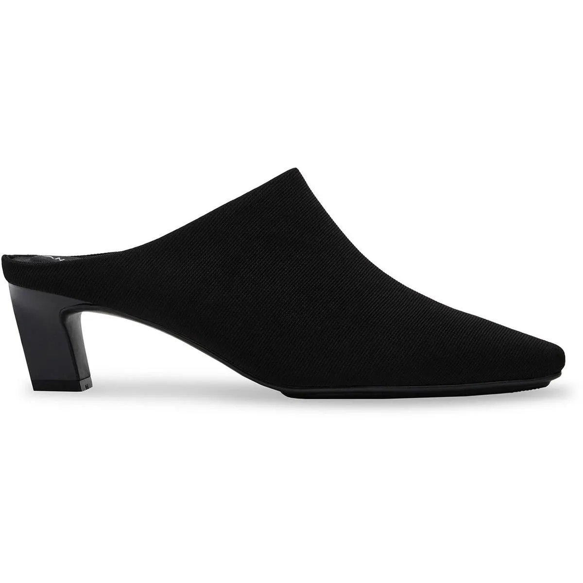 Womens Solid Canvas Mules