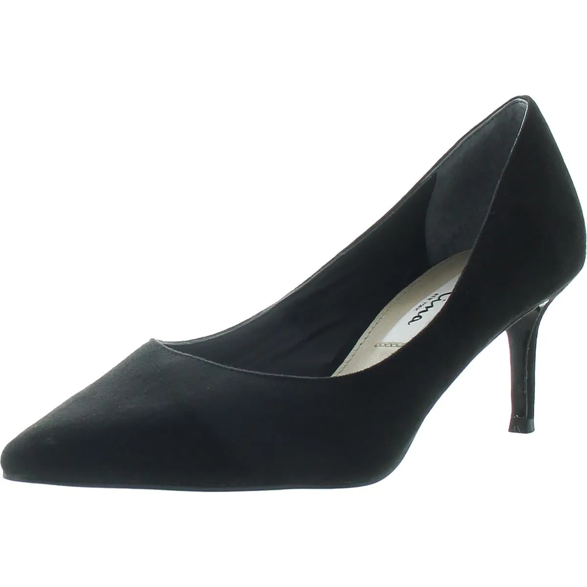 Womens Solid Faux Suede Pumps