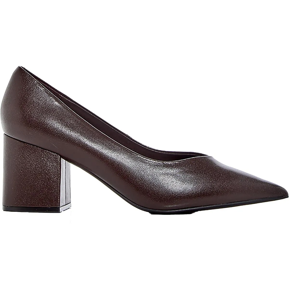 Womens Solid Leather Pumps