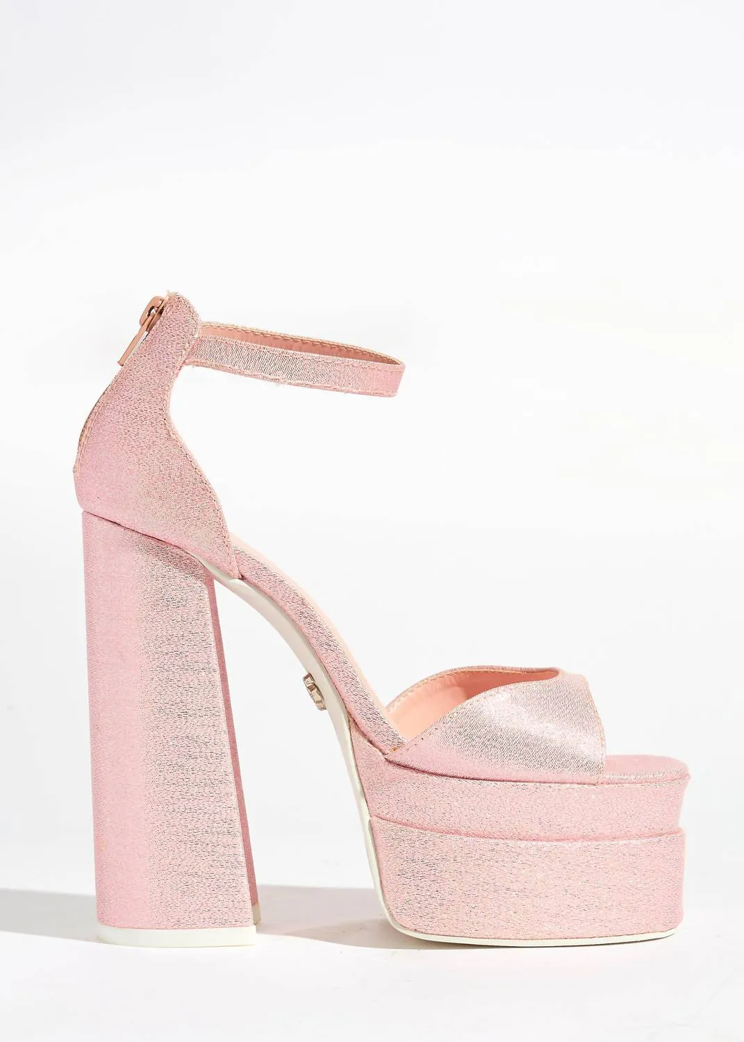 Women's Sophia Glitter Heels In Pink