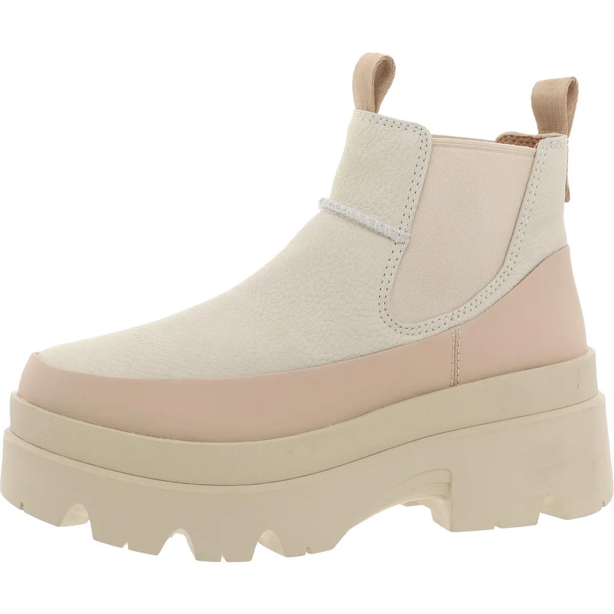 Womens Stretch Leather Booties