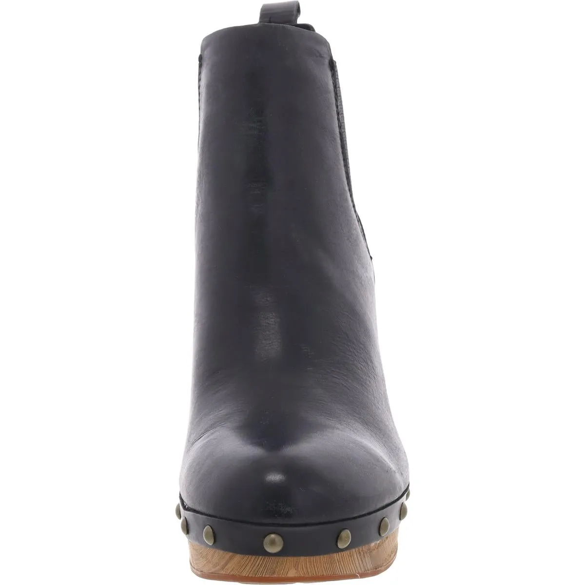 Womens Stretch Leather Chelsea Boots