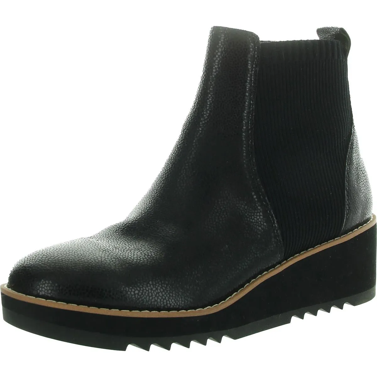Womens Stretch Wedge Boots